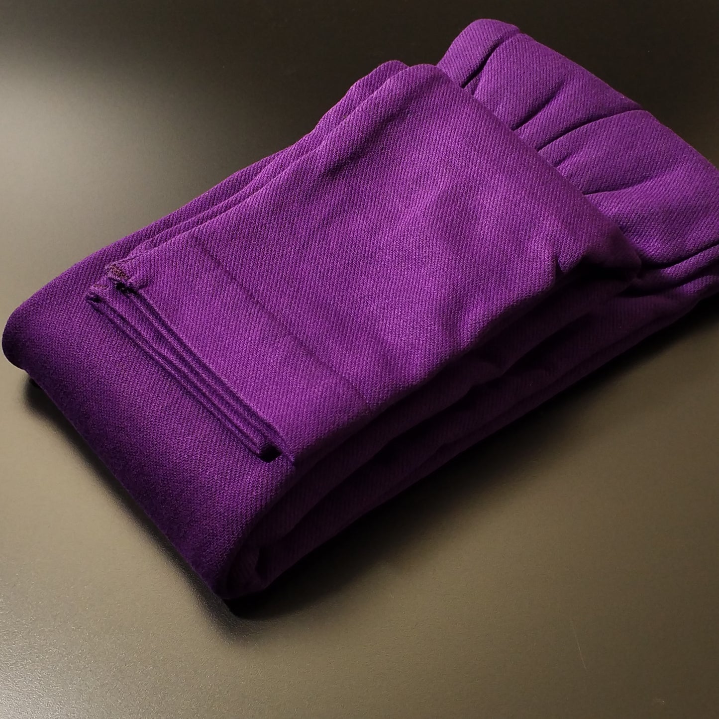 High Waist Compression Leggings with French Terry Lining