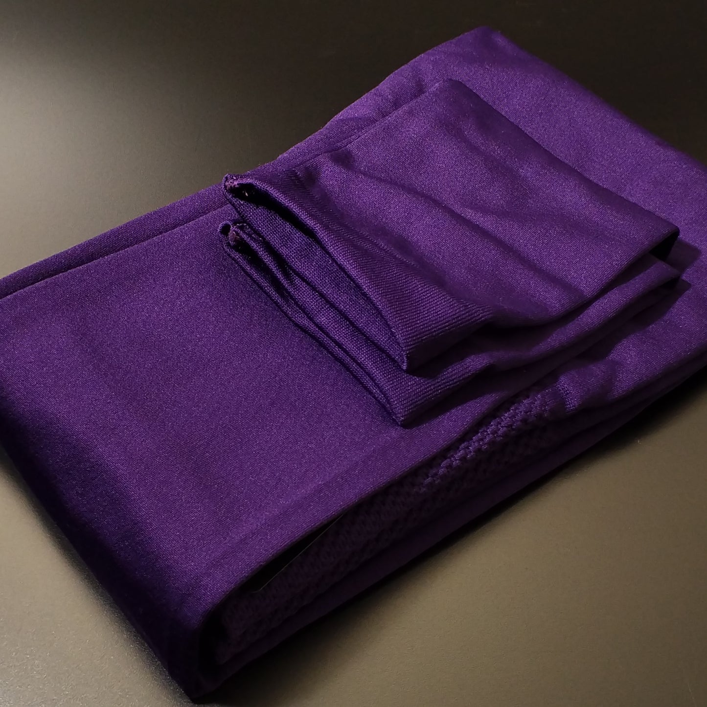 High Waisted Women's Full Length Seamless Purple Winters FLEECE Leggings
