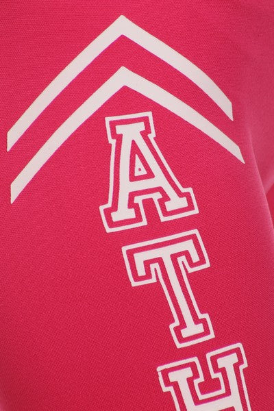 Women's "Athletics" screen printed leggings