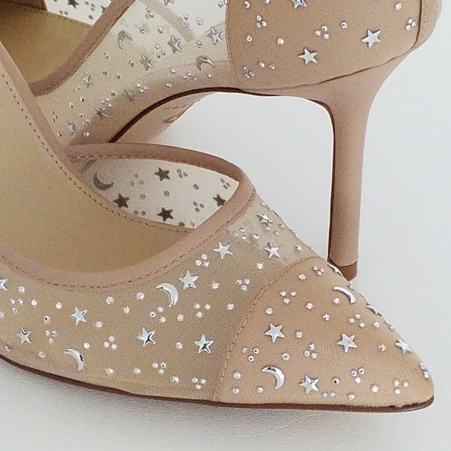 Katy Perry Women's The Anne Nude Mesh/Nappa 9 M