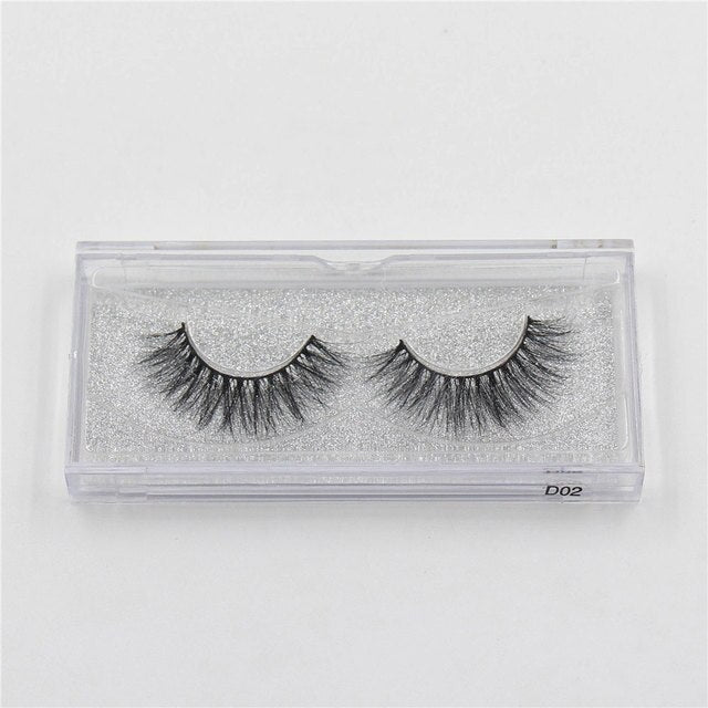 Visofree Mink Criss-Cross Pattern 15mm Eyelashes D02