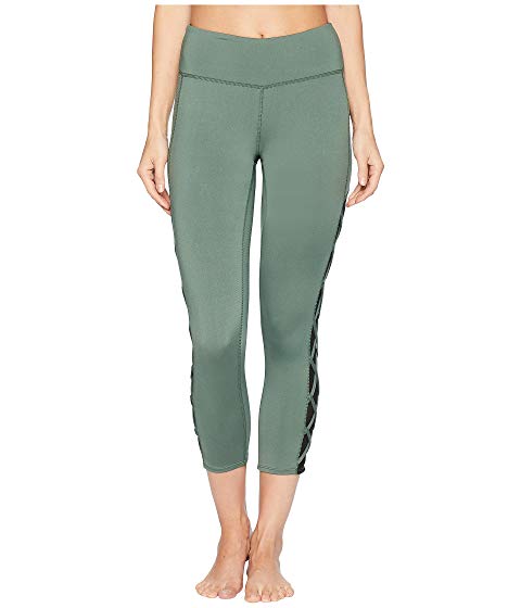 Jessica Simpson TheWarmUp Women's Crisscross Side Capri with Mesh